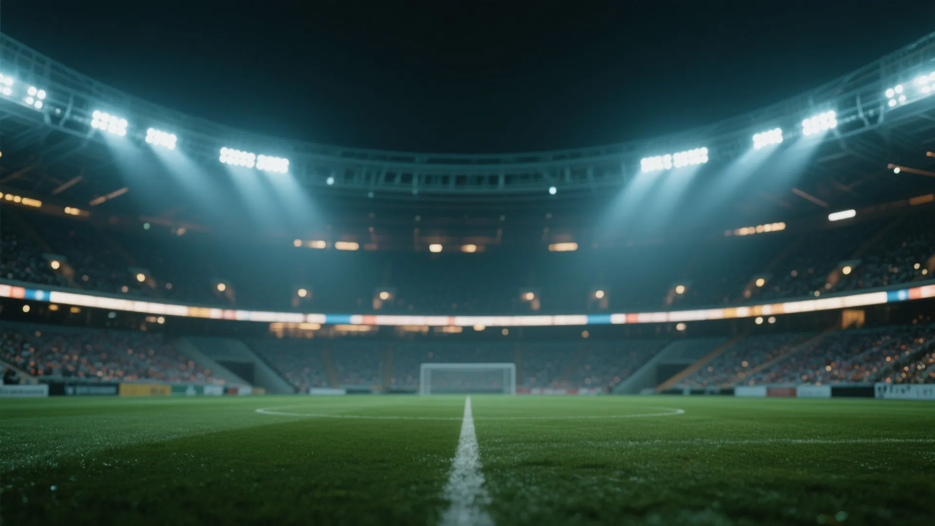 欧冠赛场夜景
